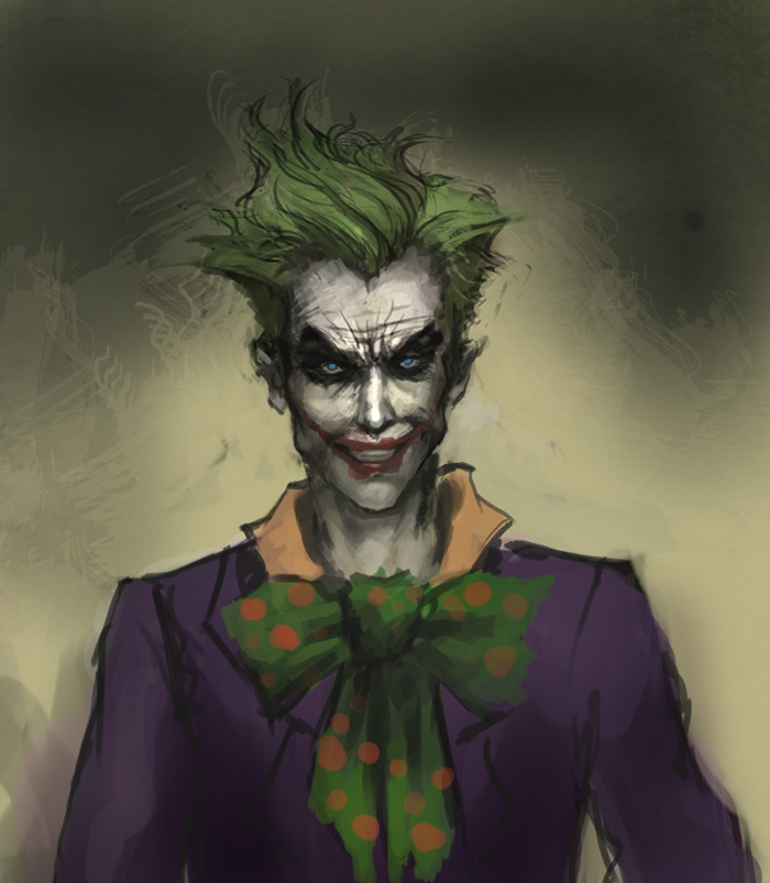 700x803 How To Draw Joker - Joker Drawing Pictures