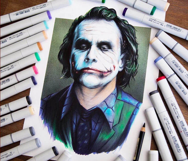 750x640 Joker Drawing - Joker Drawing Pictures