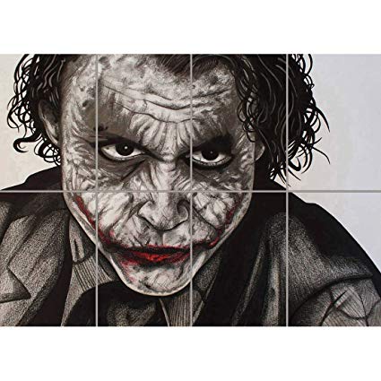 425x425 panel art print joker drawing heath ledger w maguire - Joker Drawing Pictures