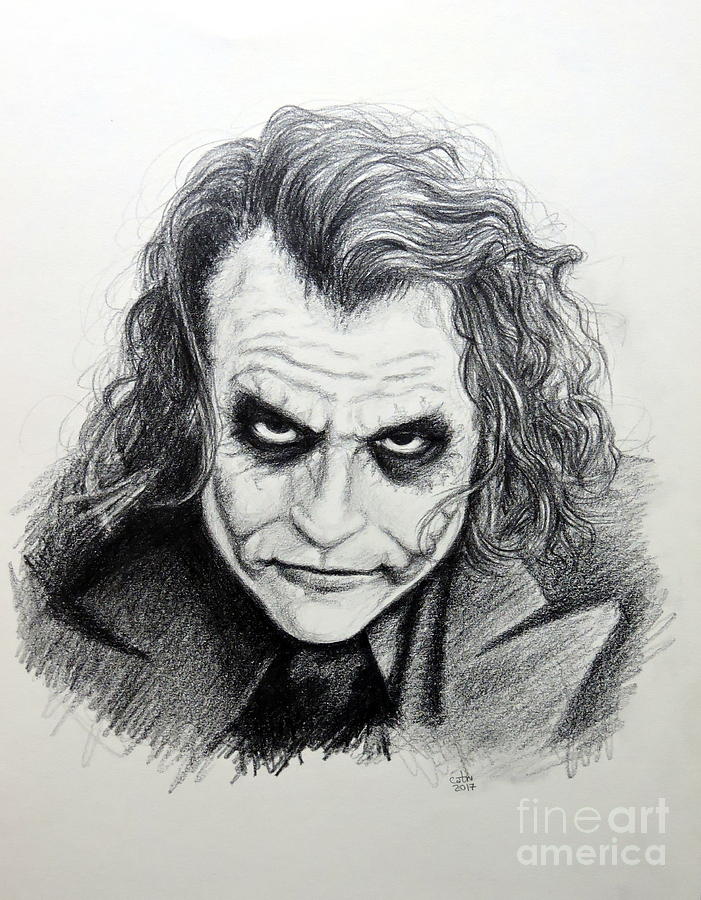701x900 The Joker Drawing - Joker Drawing Pictures