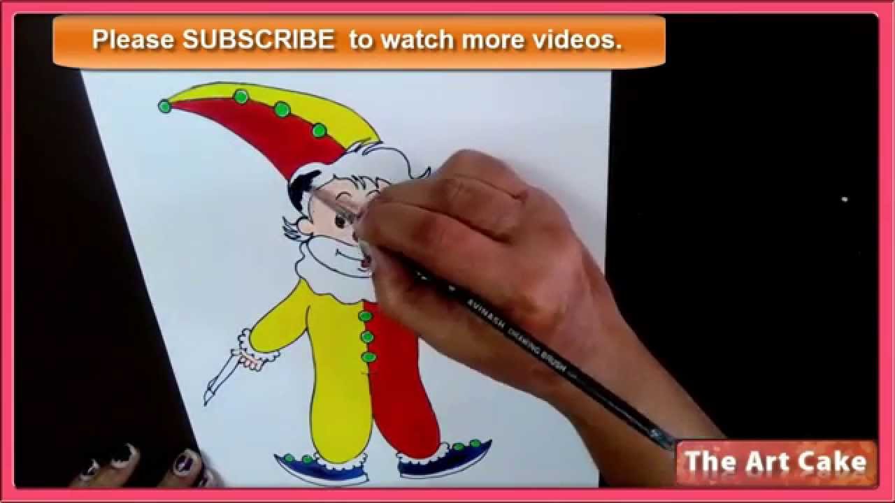 1280x720 Joker Drawing How To Draw And Color The Joker In Easy Steps - Joker Drawing Poster