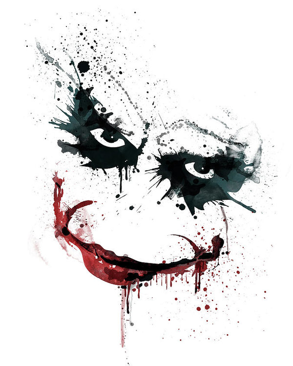 600x749 Joker Poster - Joker Drawing Poster
