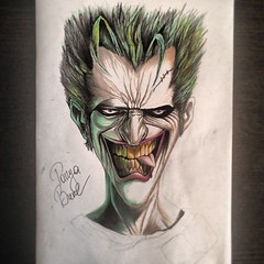 240x240 Exif Totally Finished Joker - Joker Drawing Poster