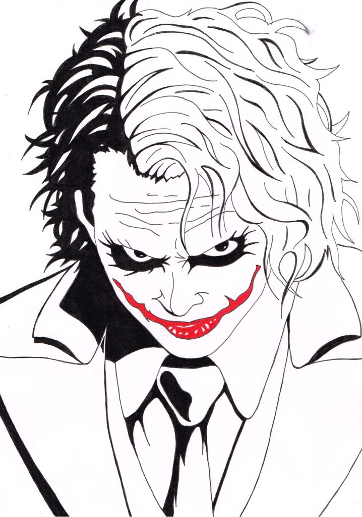 Joker Drawings at PaintingValley.com | Explore collection of Joker Drawings