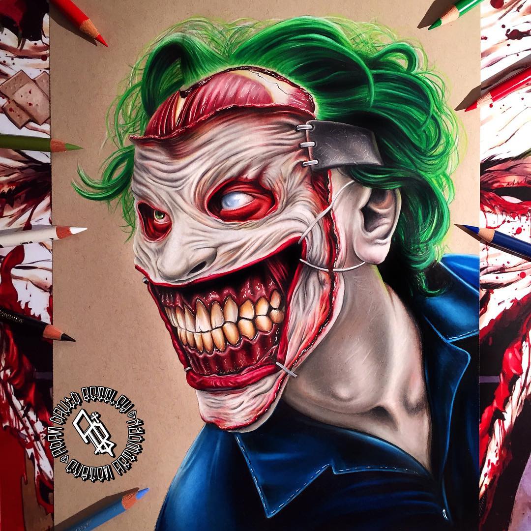 1080x1080 Joker Drawing - Joker Drawings