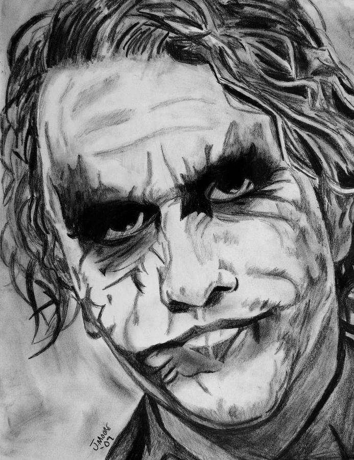 693x900 The Joker Ii Drawing - Joker Drawings