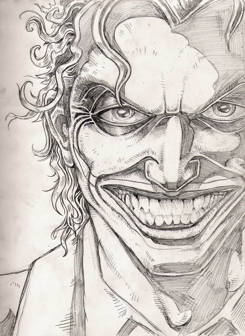 1024x1404 Joker Face Drawing Pics Awesome Art Picks Silk Joker Mockingbird - Joker Face Drawing