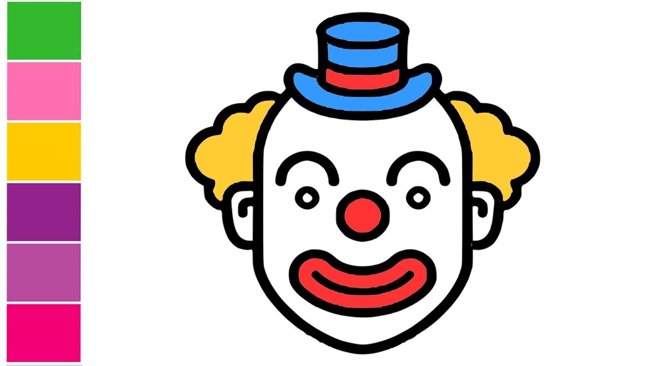 1280x720 Joker Drawing - Joker Face Drawing