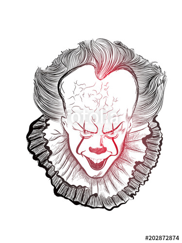 375x500 Nice And Beautiful Abstract Or Poster For Clown Face Or Joker Face - Joker Face Drawing