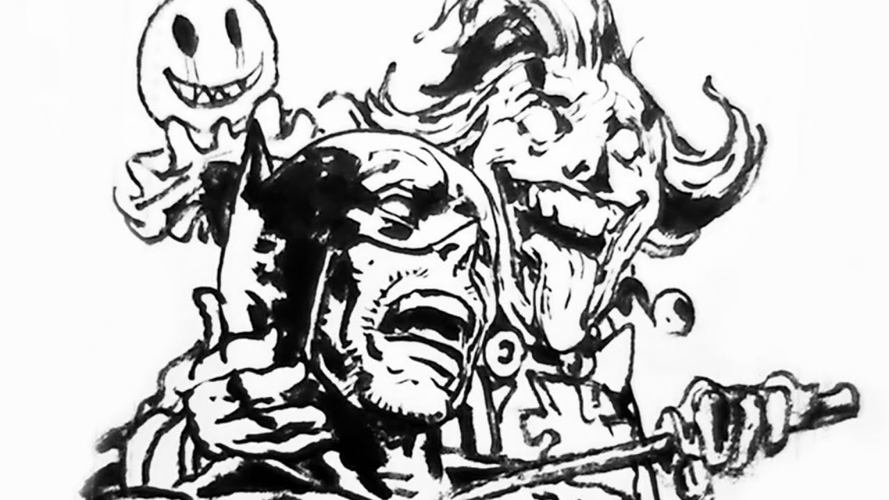 1280x720 Dc Comics Art Academy Featuring Kim Jung Gi - Joker Line Drawing