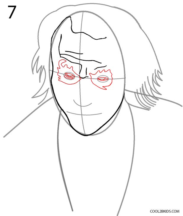 619x730 How To Draw The Joker - Joker Line Drawing