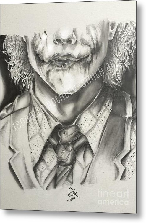494x752 Heath Ledger Joker Pencil Sketch Metal Print - Joker Pencil Drawing
