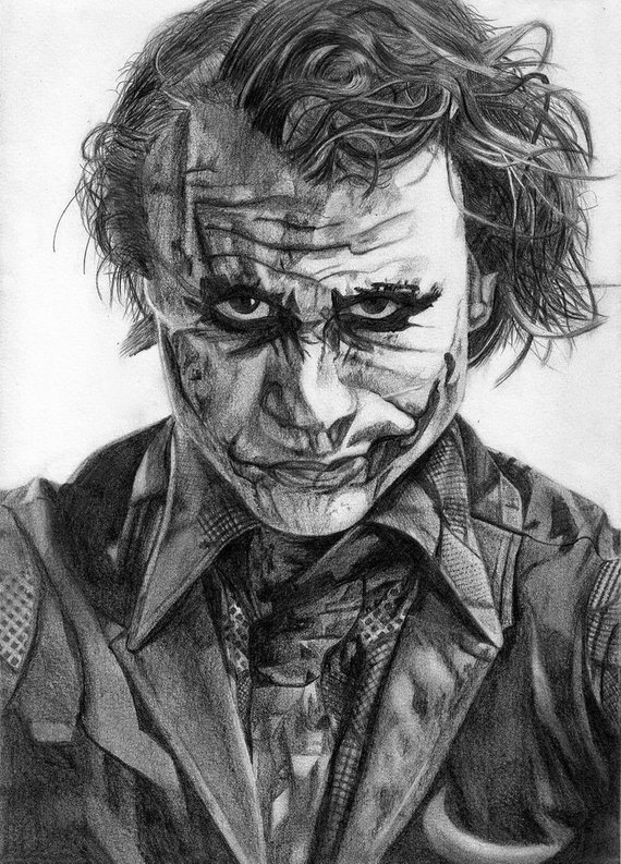 Joker Pencil Drawing at PaintingValley.com | Explore collection of ...