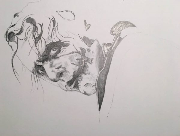 600x453 Portfolio Drawing - Joker Pencil Drawing