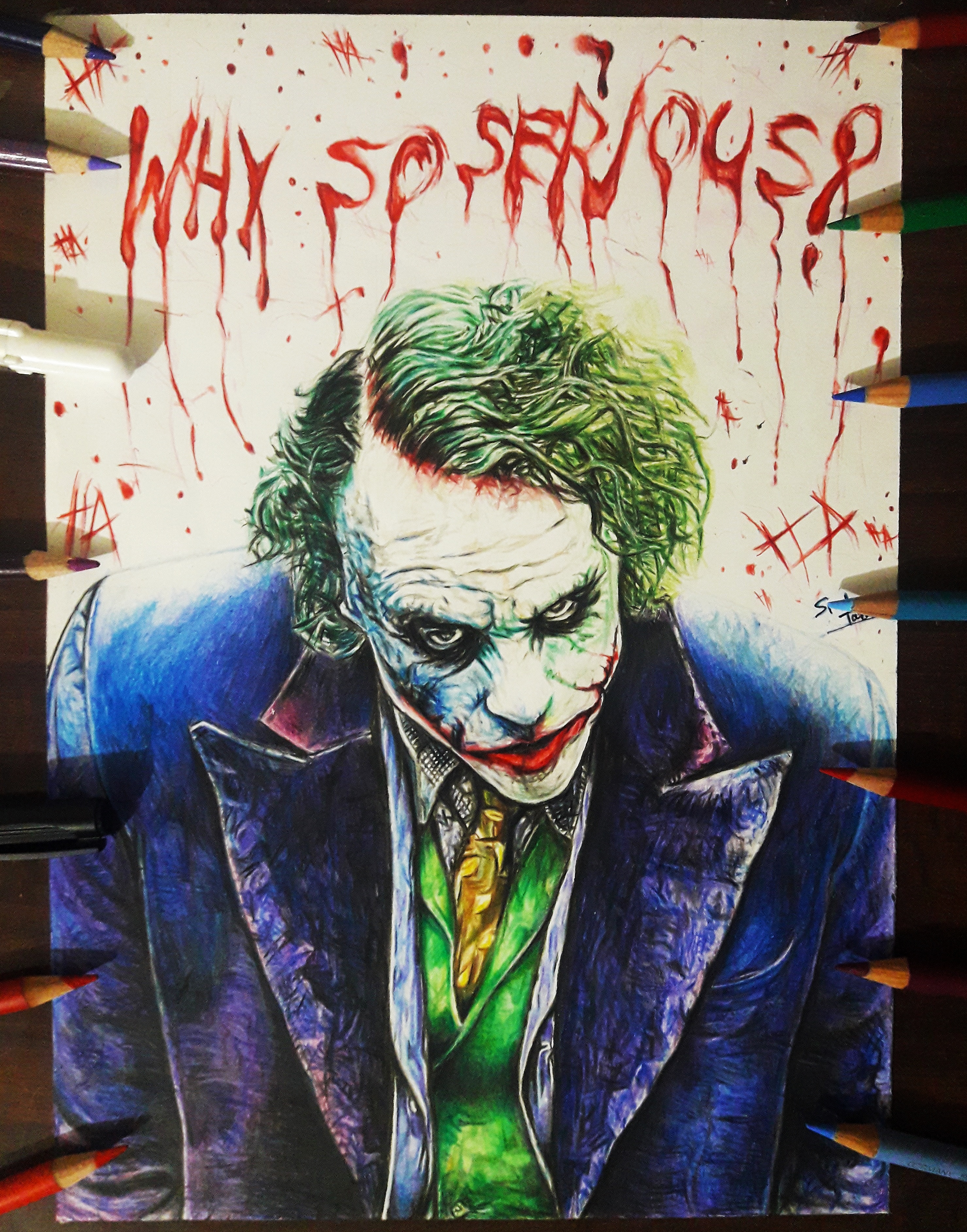 Joker Pencil Drawing at Explore collection of