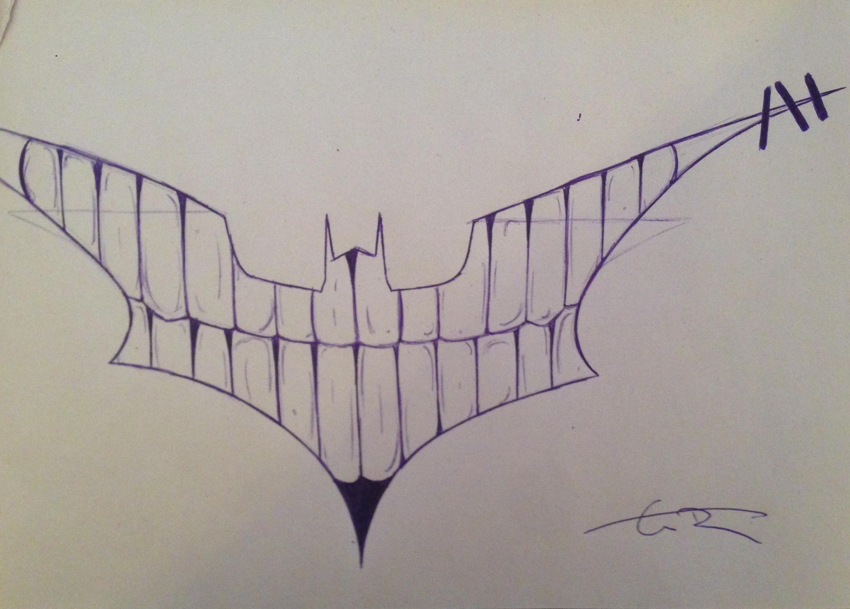 2939x2108 Impromptu Joker Tattoo Sketch Batman - Joker Tattoo Drawing