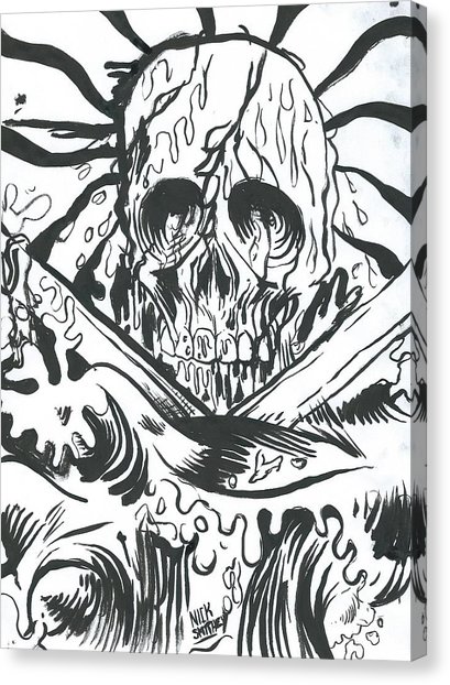 409x622 jolly roger rising drawing - Jolly Roger Drawing