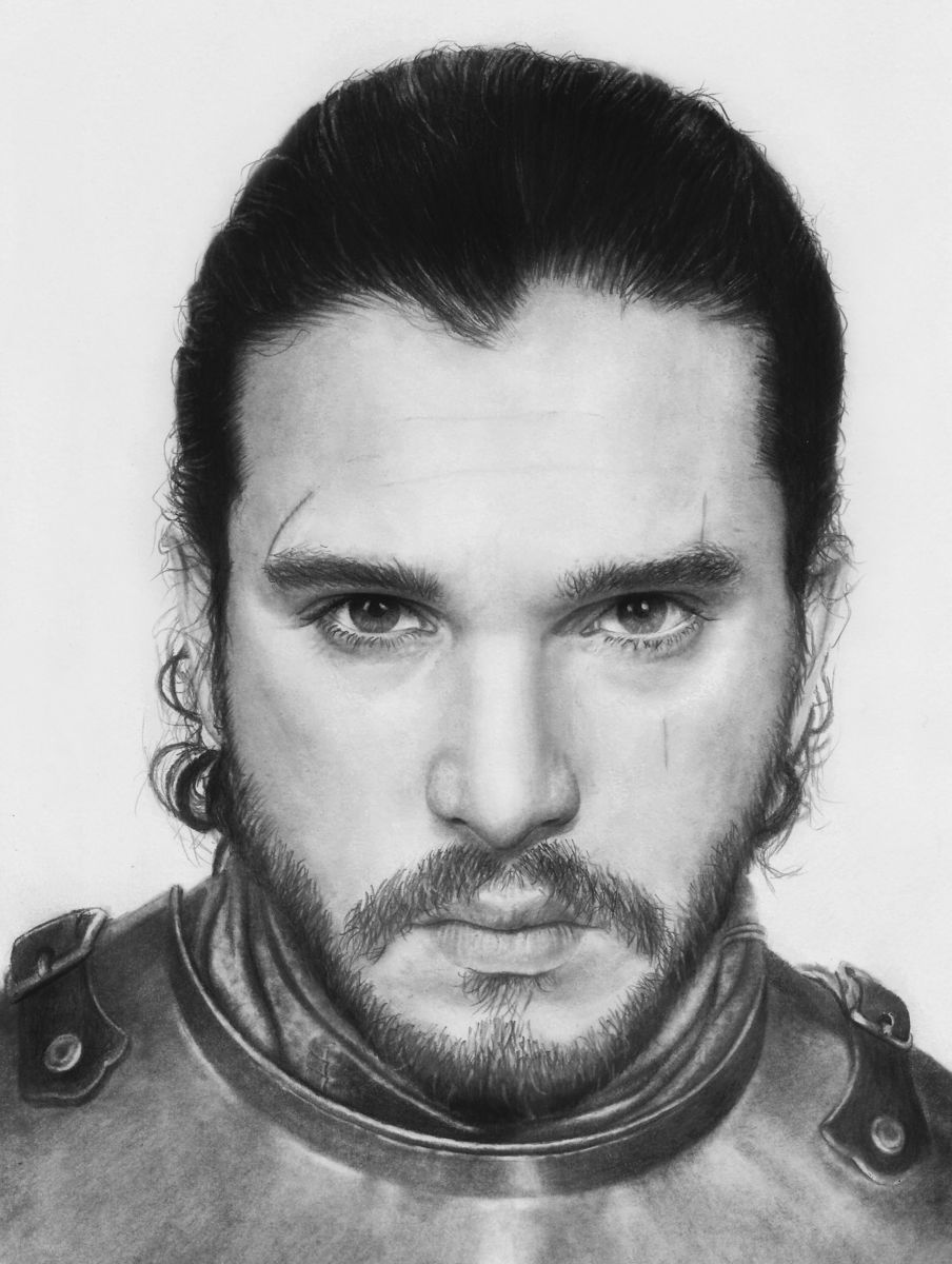 904x1200 Jon Snow Drawing - Jon Snow Drawing