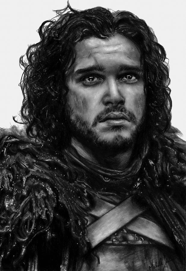 618x900 Jon Snow Drawing - Jon Snow Drawing