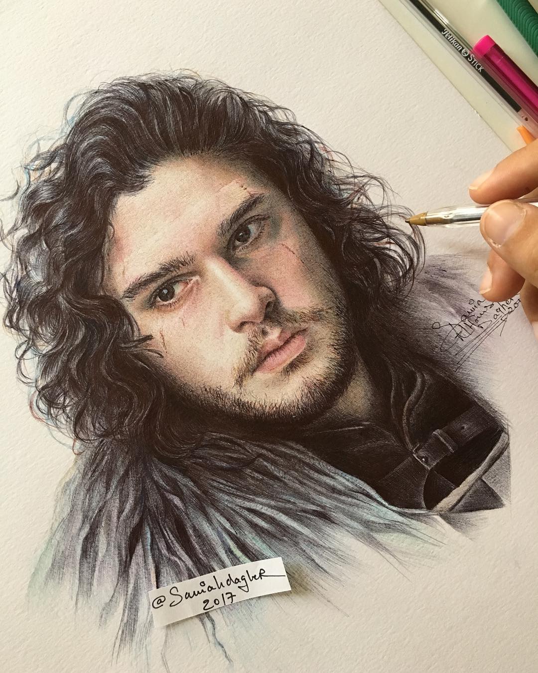 1080x1350 Jon Snow Drawing - Jon Snow Drawing