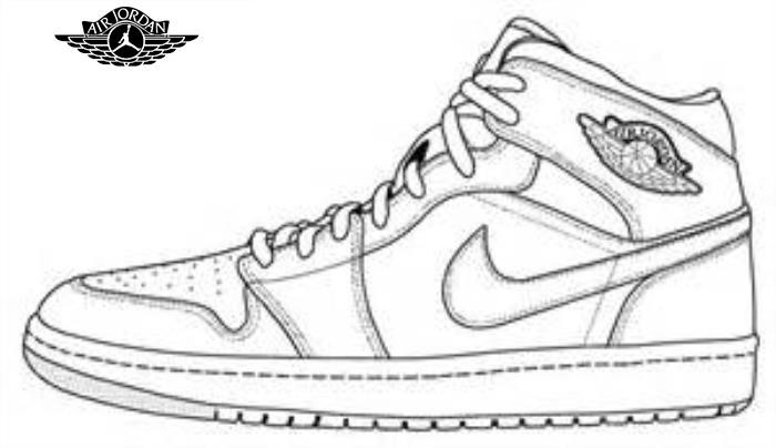 700x404 Nike Air Jordan Drawing Free Digital Satellite Tv - Jordan 1 Drawing