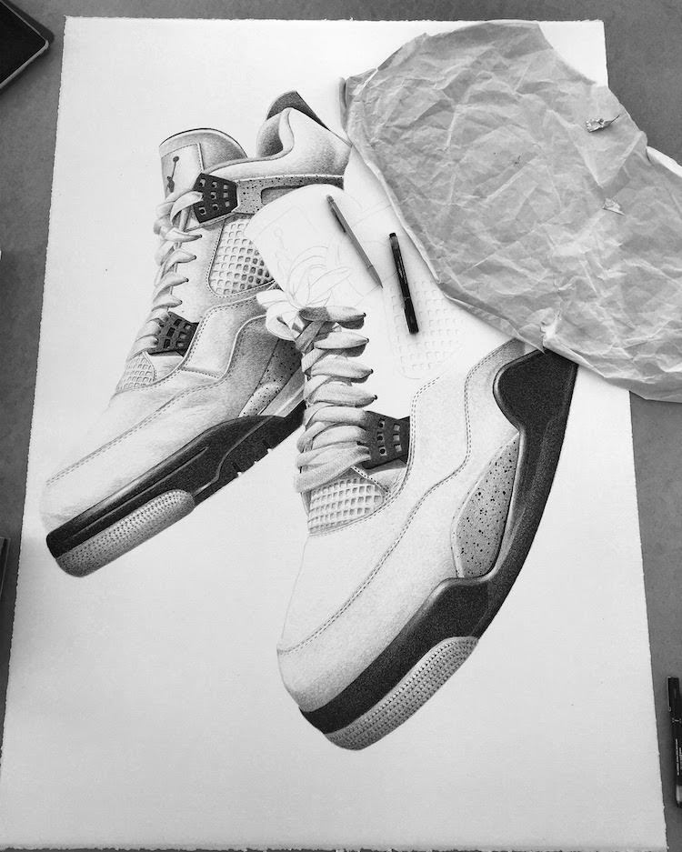 750x937 Sneaker Art Nike Air Jordan Drawings - Jordan 1 Drawing