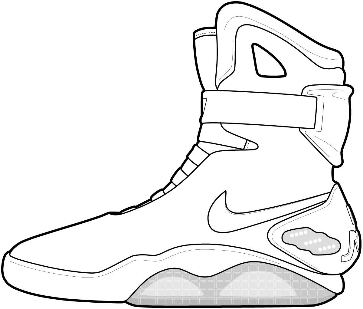 1200x1021 practical jordan coloring - Jordan 11 Drawing
