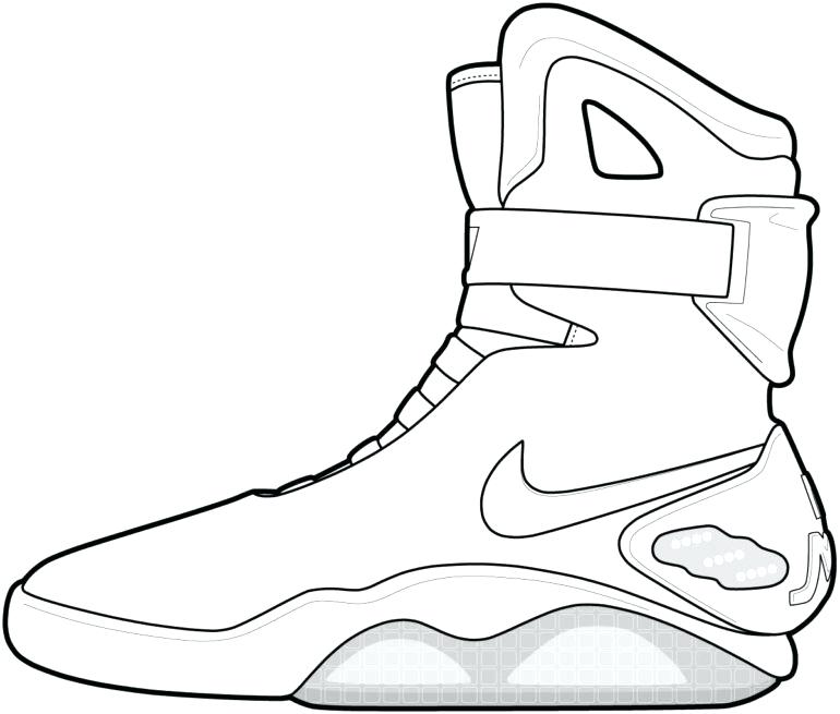770x655 Huge Collection Of 'drawing Of Jordan Download More Than - Jordan 12 Drawing