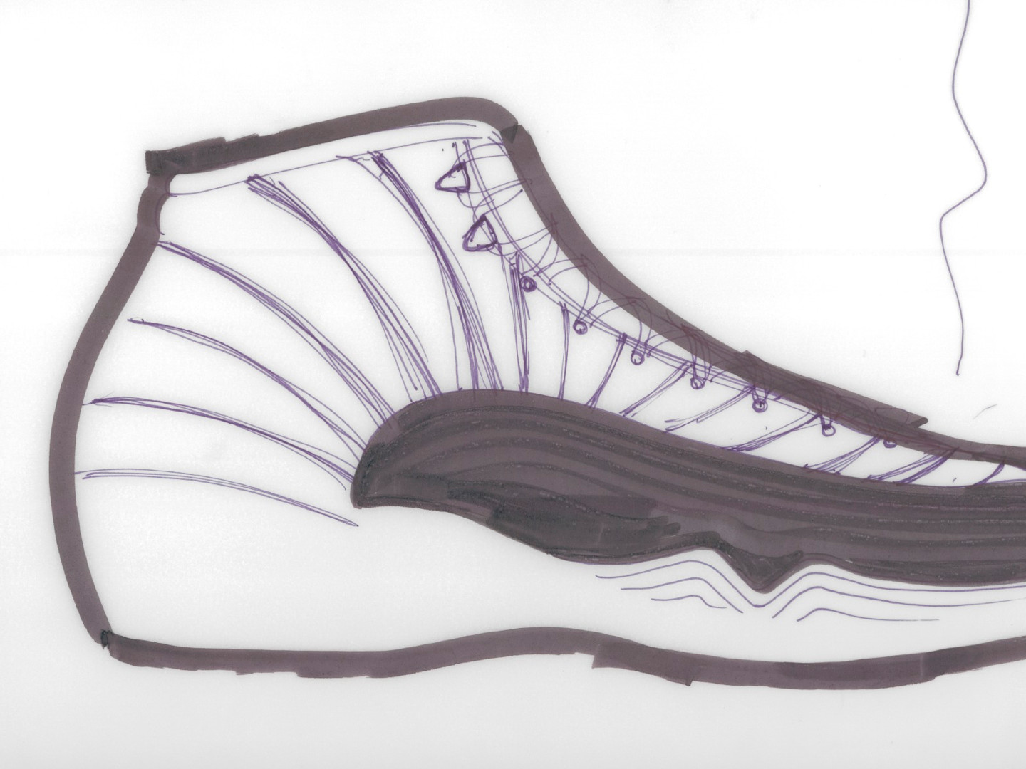 1440x1080 Air Jordan Retro Og Collection - Jordan 12 Drawing