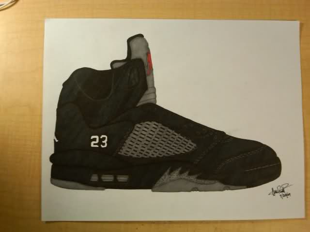 Jordan 6 Drawing at PaintingValley.com | Explore collection of Jordan 6 ...