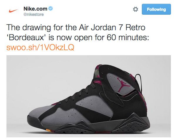 606x477 Here's How Nike's New Online Sneaker Release System Works Sole - Jordan 7 Drawing