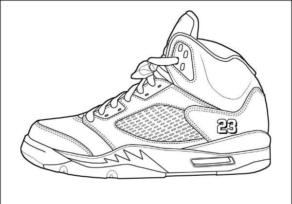 600x419 Nike Air Jordan Drawing Dessert Sneakers Sketch, Air Jordans - Jordan Drawings