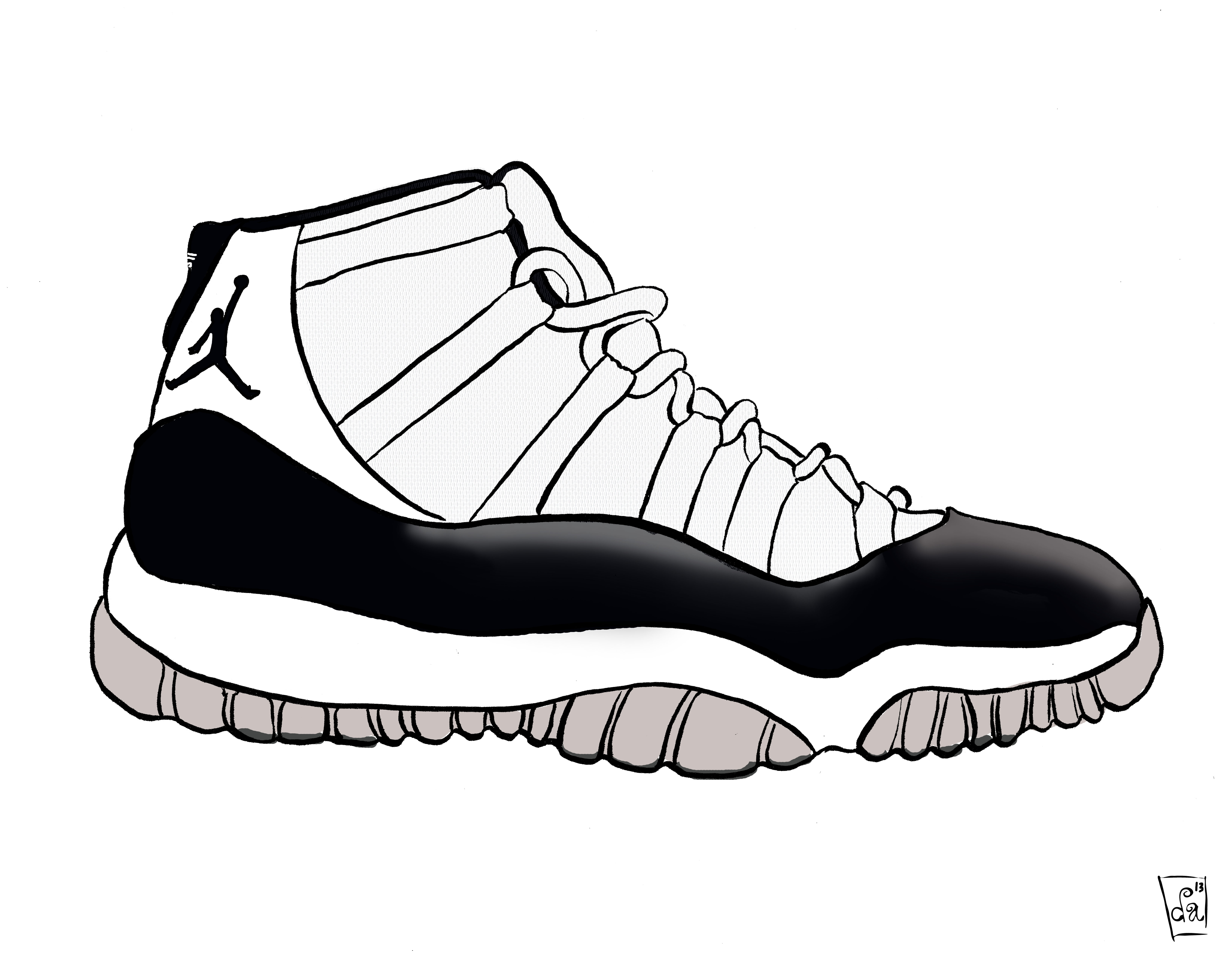 How To Draw Michael Jordan Shoes How to draw the nike air jordan logo