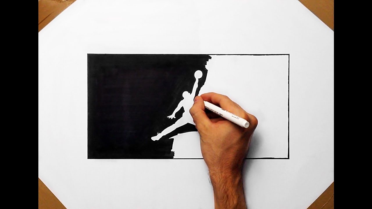 Jordan Logo Drawing At Paintingvalley Com Explore Collection Of