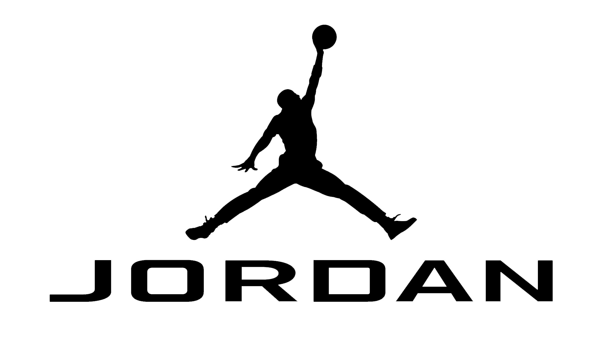 2100x1204 Air Jordan Logo Black - Jordan Logo Drawing