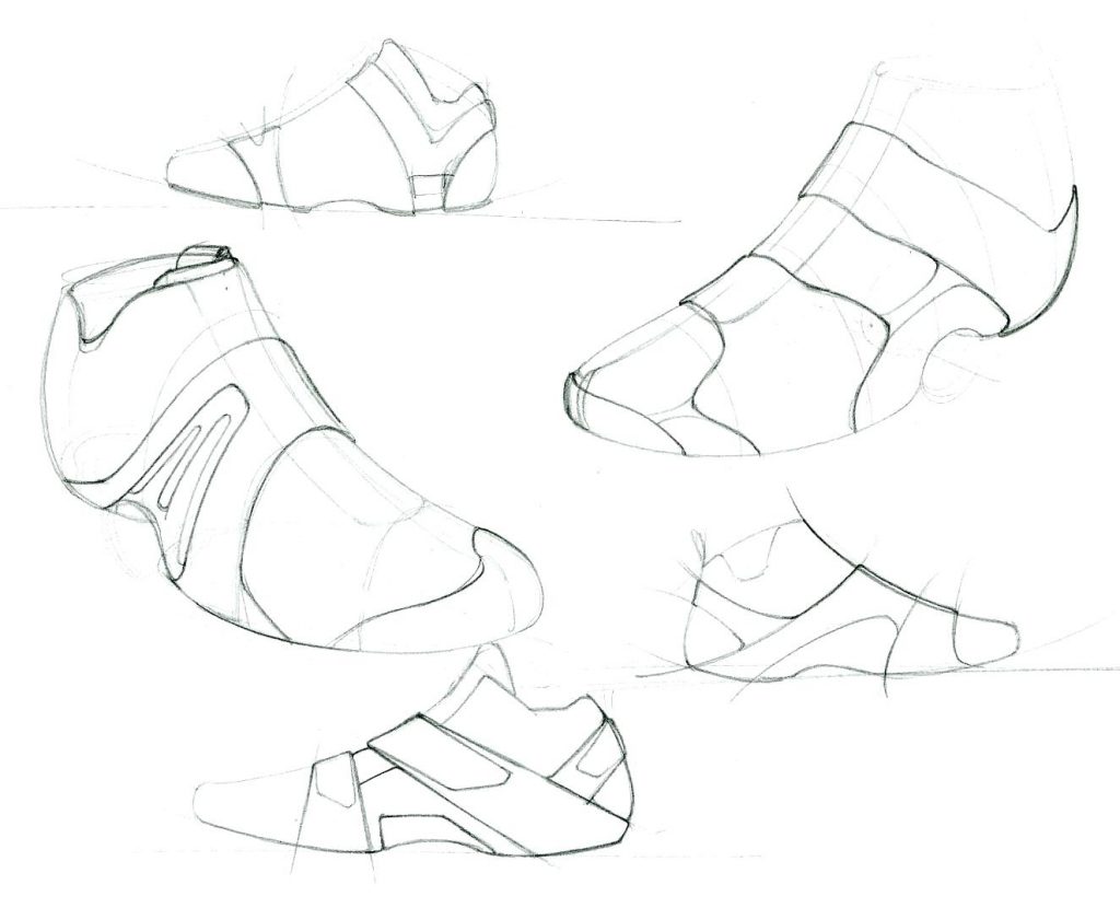 1024x830 Coloring Pages Jordan Shoes Drawing At Getdrawings Com Free - Jordan Shoe Drawing