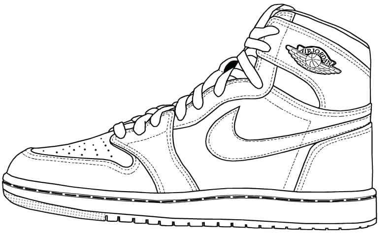 794x479 jordan shoe outline shoes outline jordan shoe outline - Jordan Shoe Drawing