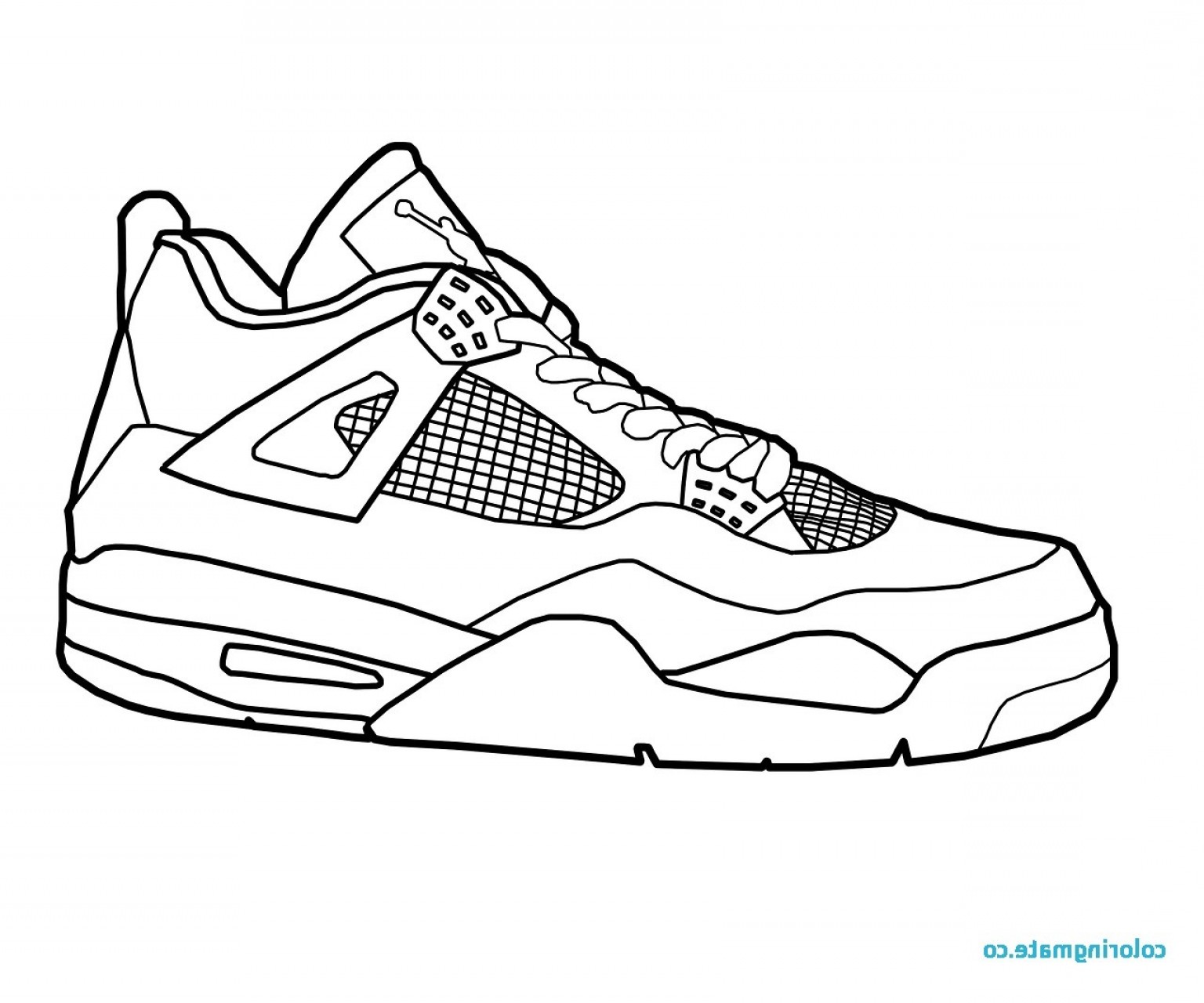 1536x1280 jordan shoes coloring pages with stylish basketball shoes drawing - Jordan Shoes Drawing