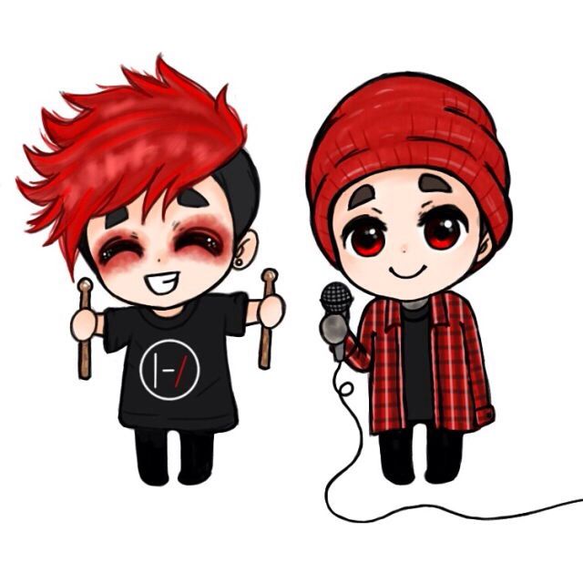 640x640 this is so cute dun and tyler - Josh Dun And Tyler Joseph Drawing