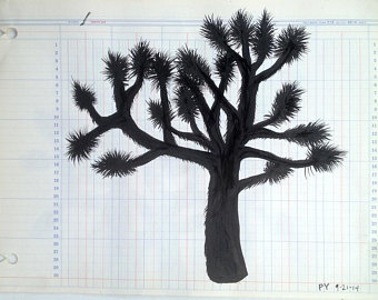 340x270 Joshua Tree Drawing Etsy - Joshua Tree Drawing