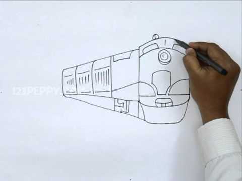 480x360 How To Draw A Train - Journey Drawing