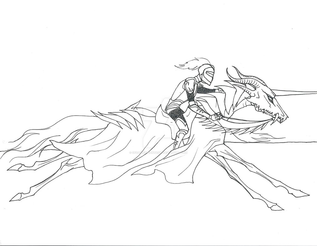 1013x788 Jousting - Jousting Drawing