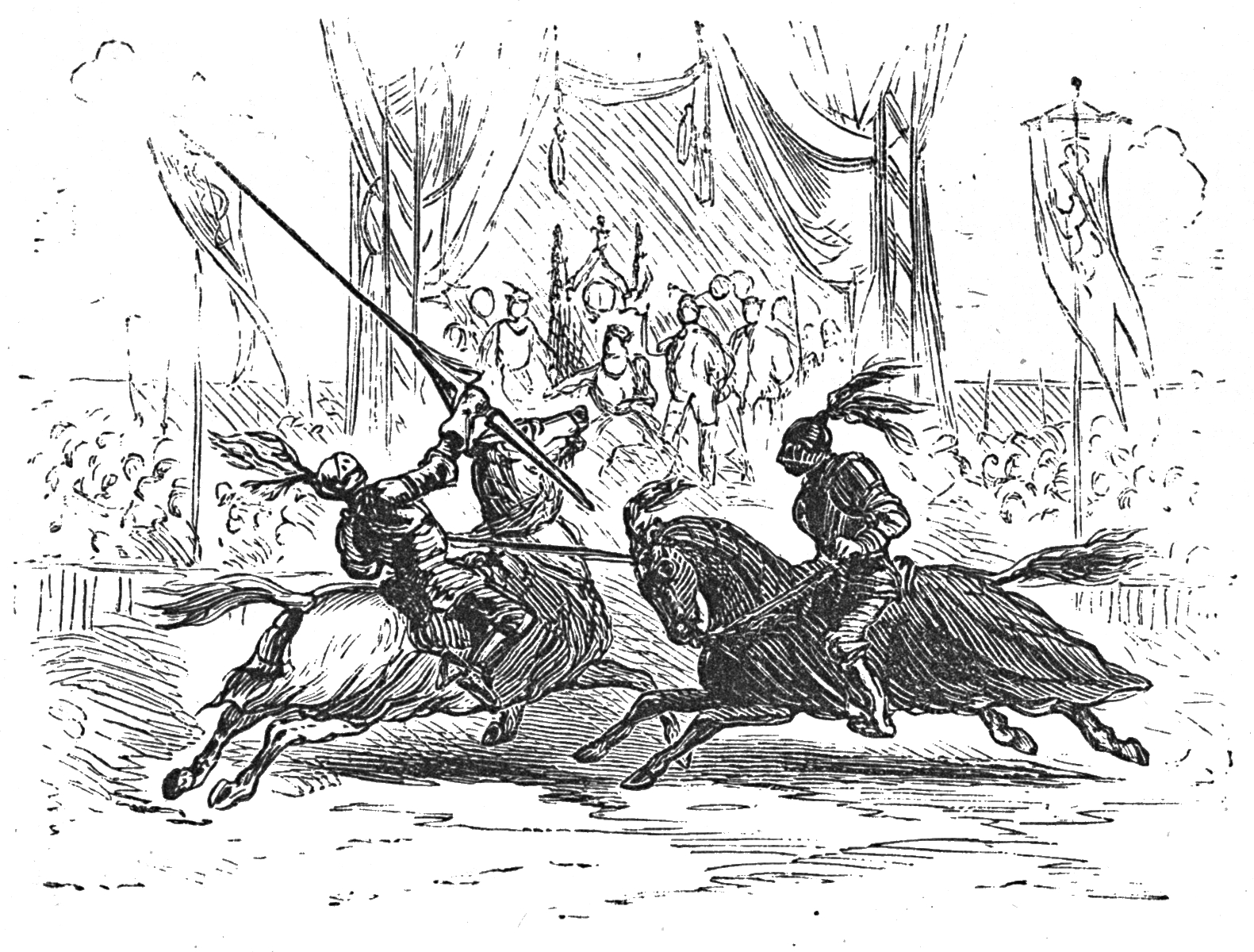 1581x1200 Pictures Of Medieval Jousting Drawing - Jousting Drawing