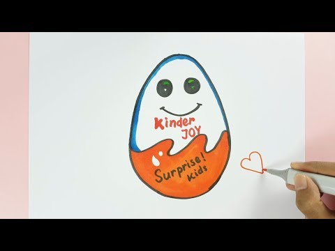 480x360 how to draw a surprise kinder joy egg step - Joy Drawing