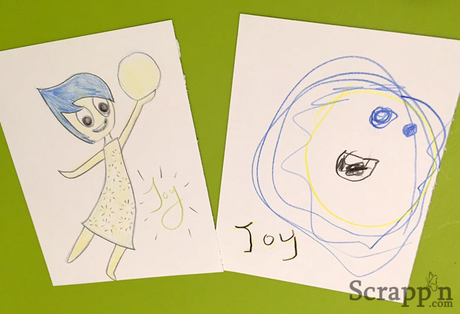 650x444 Drawing Joy From Inside Out Scrapp'n - Joy From Inside Out Drawing