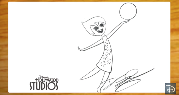 620x330 How To Draw Joy From 'inside Out' - Joy Inside Out Drawing