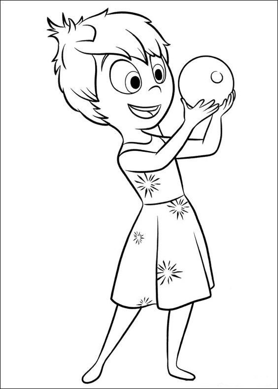 564x789 inside out coloring pages disney coloring pages inside out - Joy Inside Out Drawing