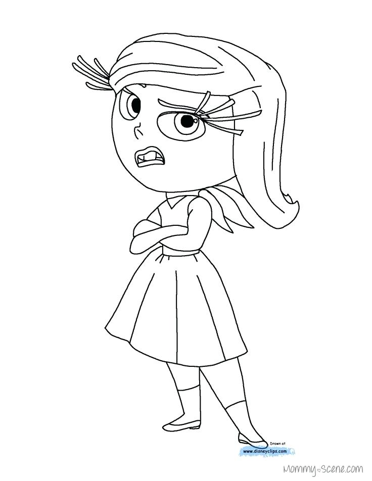 736x952 Joy Inside Out Coloring Page - Joy Inside Out Drawing