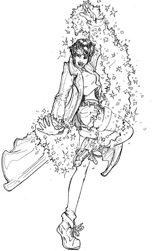 500x800 Jubilee And Medusa Comfort Adam - Jubilee Drawing