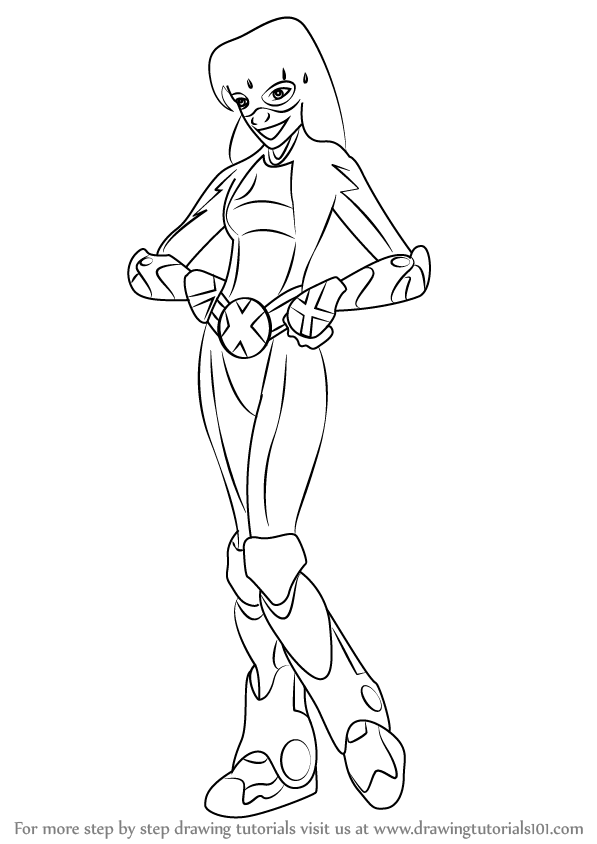 597x844 Learn How To Draw Jubilee From X Men - Jubilee Drawing